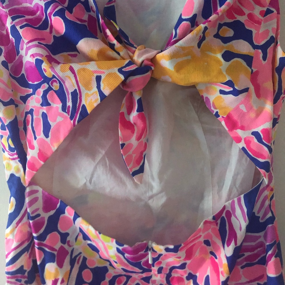 Lilly Pulitzer Courtney Mini Dress in Brilliant Blue Catch And Release Size 4 - Picture 11 of 16